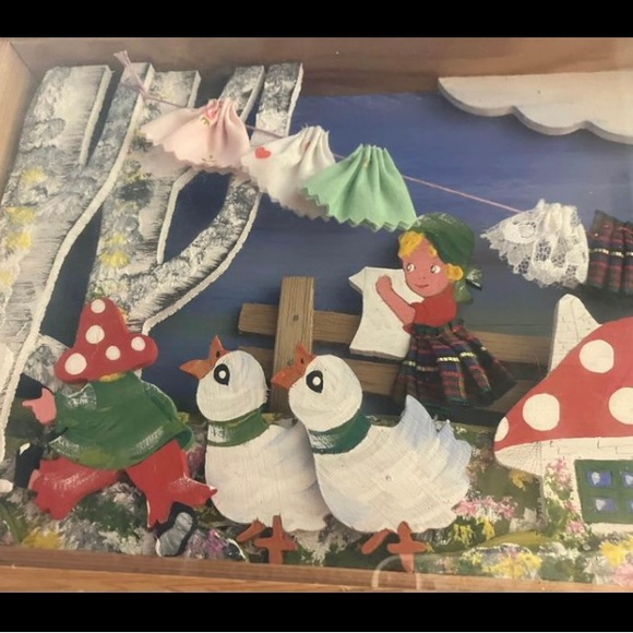 Vintage Scottish toadstool 🍄 folk art - Picture 4 of 8